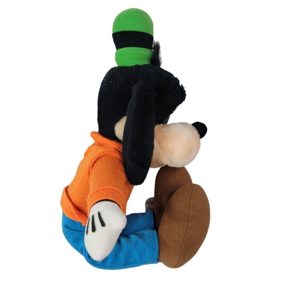 2/$15 Disneyland Parks Goofy Plush Soft Doll 14" Floppy Green Hat Pants Vintage - Picture 5 of 10